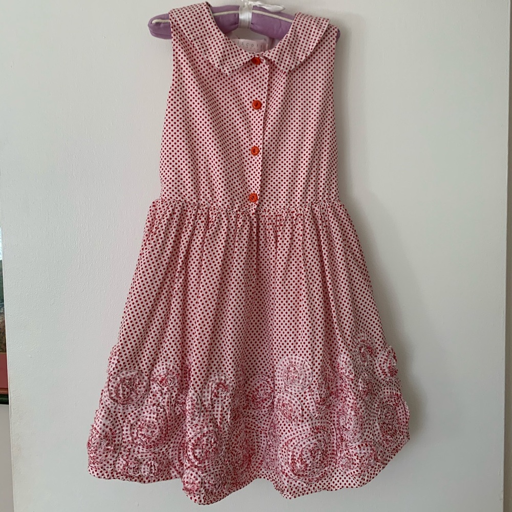 Red and White Polka Dot Dress